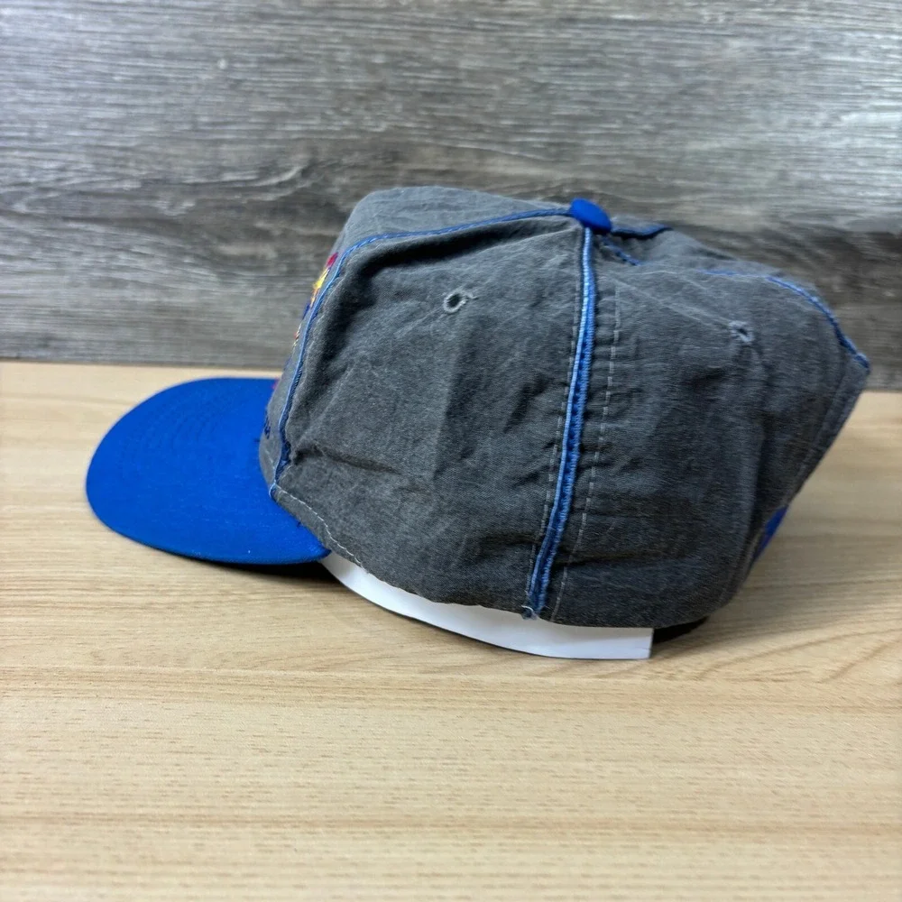 Vintage Kansas‎ Jayhawks Hat Cap Youth Snapback Gray Basketball The Game Boys